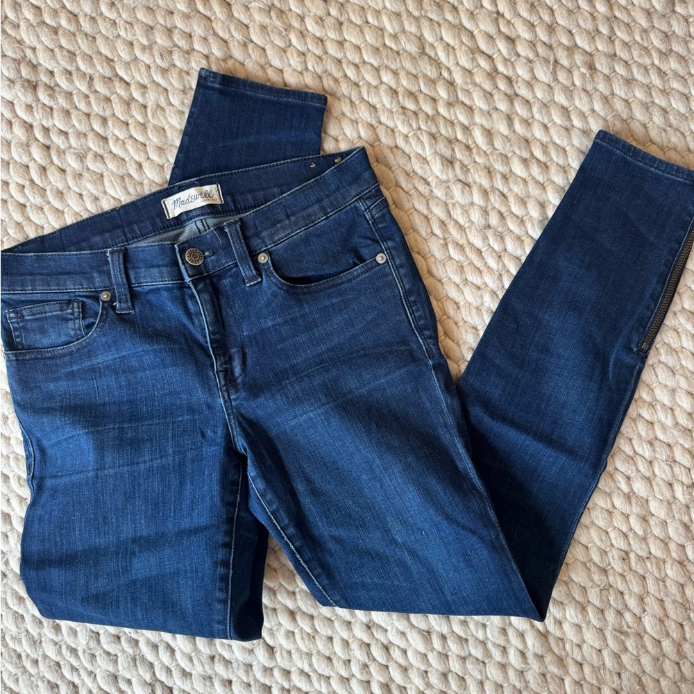 Madewell Skinny Blue Jeans